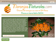 Tablet Screenshot of naranjasnaturales.com